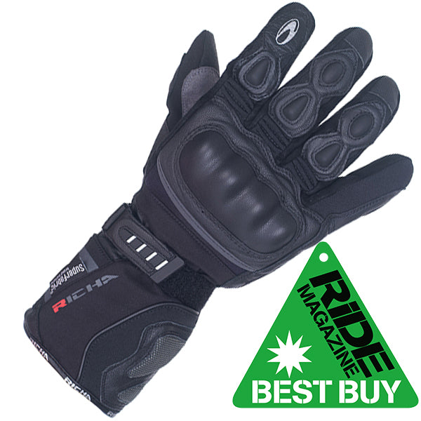 Richa Arctic Ladies Waterproof Textile Gloves - Black