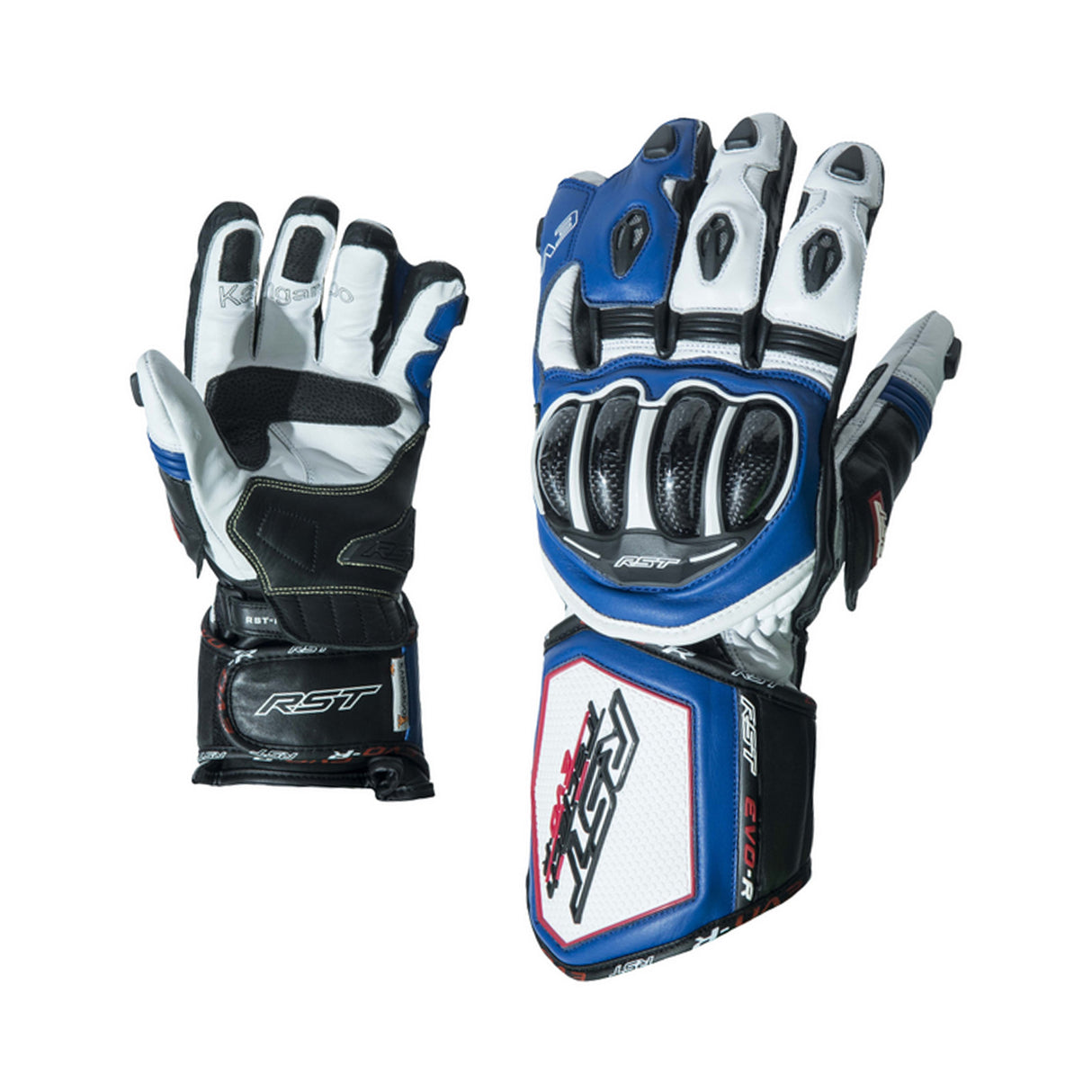 RST 2092 Tractech Evo R Leather Aramid Mens Gloves - Blue Small