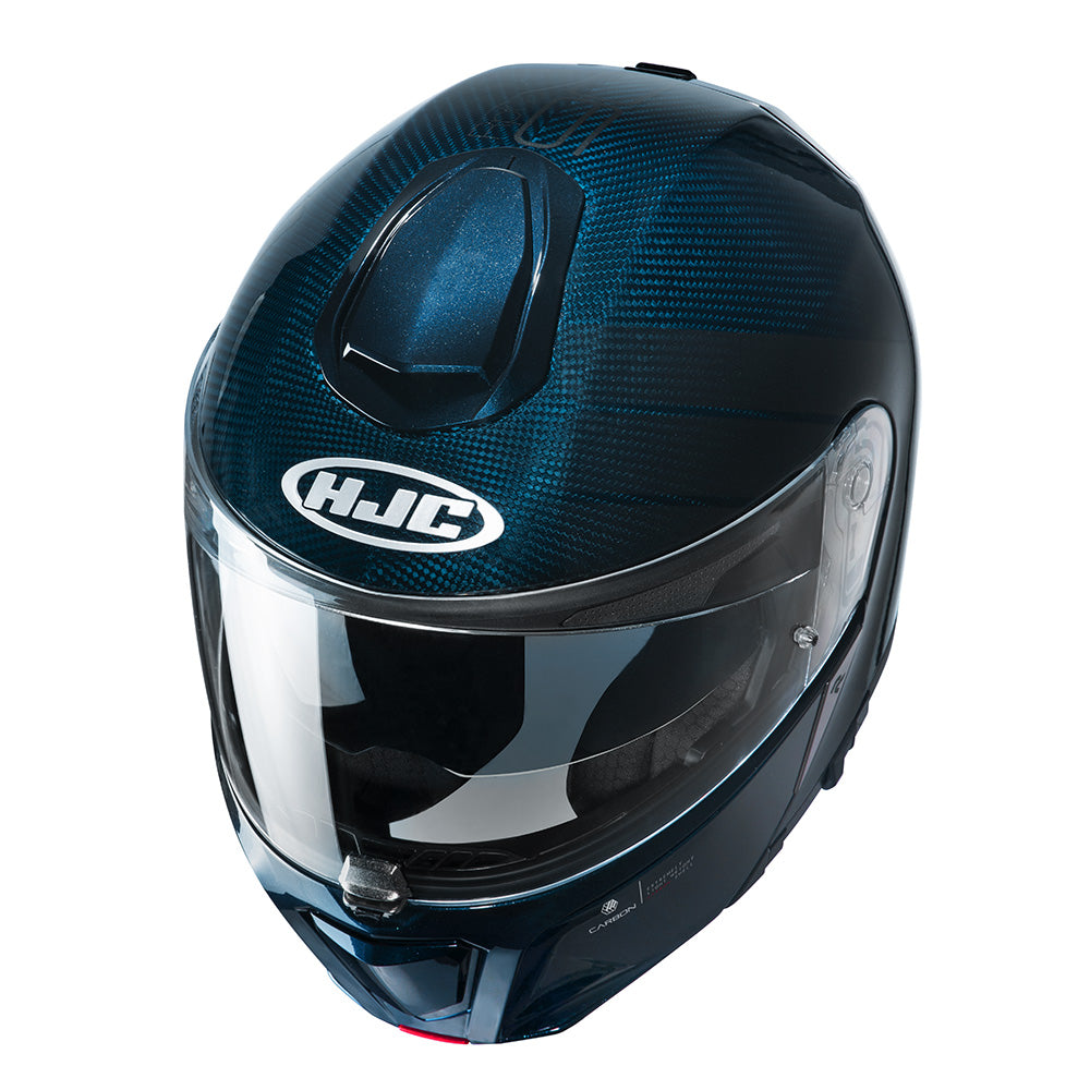 HJC RPHA 90S Balian Carbon MC2 Blue Dual Homologated Flip Front Helmet