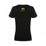 Official VR46 Womens Monza T-Shirt - Black