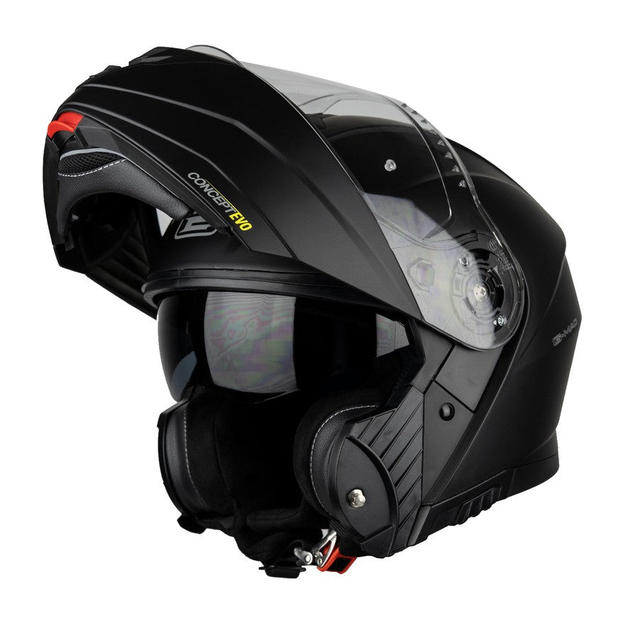 G-Mac Concept Evo Flip Front Motorcycle Helmet + FREE Pinlock Anti-Fog Insert