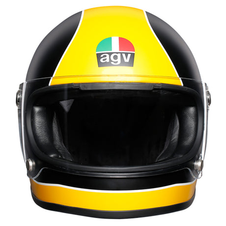 AGV X3000 Retro Full Face Helmet - Black / Yellow