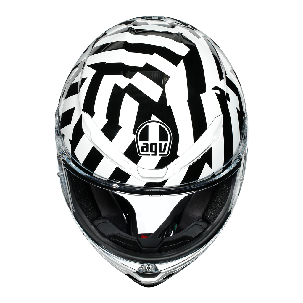 AGV K6 "Secret" Full Face Helmet - Black / White