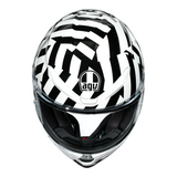 AGV K6 "Secret" Full Face Helmet - Black / White