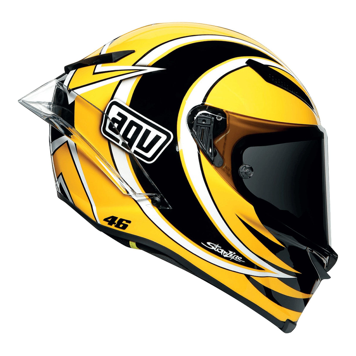 AGV Pista GP-RR Carbon Full Face Helmet Rossi Yamaha Laguna Seca Test 2005 + Smoke Visor