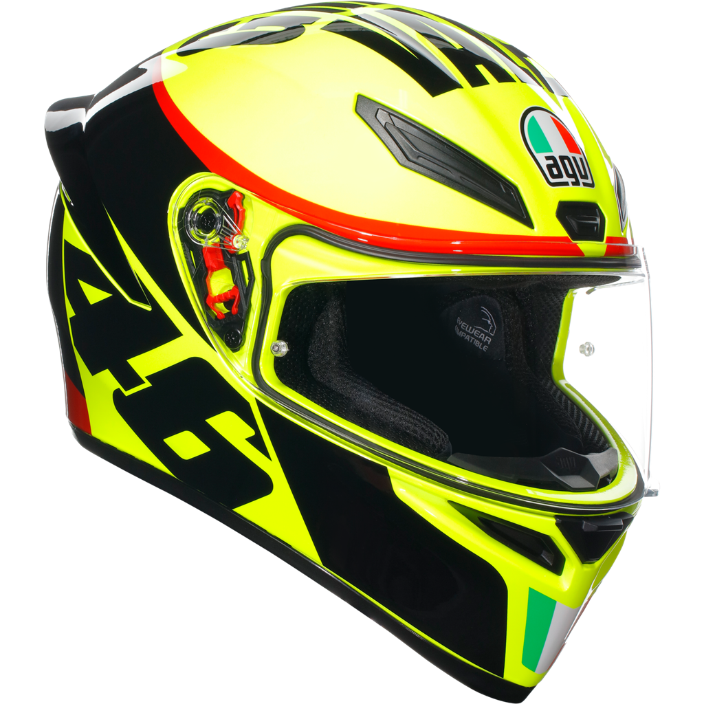 AGV K1-S E2206 Full Face Motorcycle Helmet - VR46 Rossi Replicas