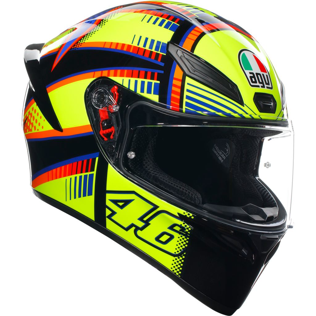 AGV K1-S E2206 Full Face Motorcycle Helmet - VR46 Rossi Replicas