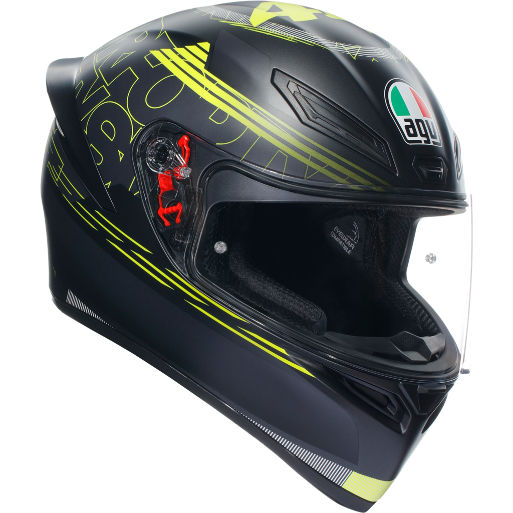 AGV K1-S E2206 Full Face Motorcycle Helmet - VR46 Rossi Replicas