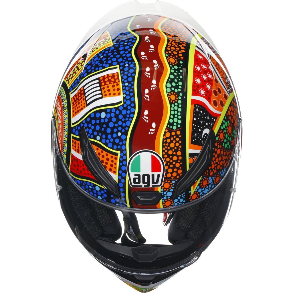 AGV K1-S E2206 Full Face Motorcycle Helmet - VR46 Rossi Replicas