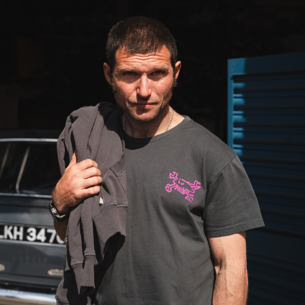 Red Torpedo Guy Martin Reservoir Nige T-Shirt