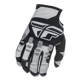 Fly 2021 Kinetic K221 Motocross Gloves  - Black / Grey