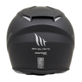MT Rapide Solid Full Face Helmets - Matt Black