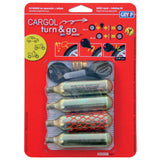 Cargol Turn & Go Emergency Motorcycle Motorbike Tyre Punture Repair Kit