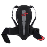 Alpinestars KR-2 Motorcycle Adventure Touring Back Protector - Black / Red - Alpinestars -  - MSG BIKE GEAR