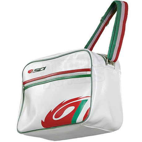 OFFICIAL SIDI CASUALS LUXE FLIGHT COURIER SATCHEL BAG ITALIAN FLAG - CREAM - Sidi -  - MSG BIKE GEAR - 1