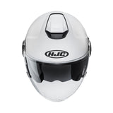 HJC I40 Semi Flat Pearl White DVS Open Face Helmet