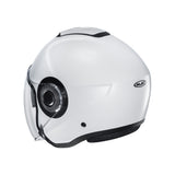 HJC I40 Semi Flat Pearl White DVS Open Face Helmet
