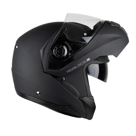 MIDA Delta Flip Front Helmet - Satin Black