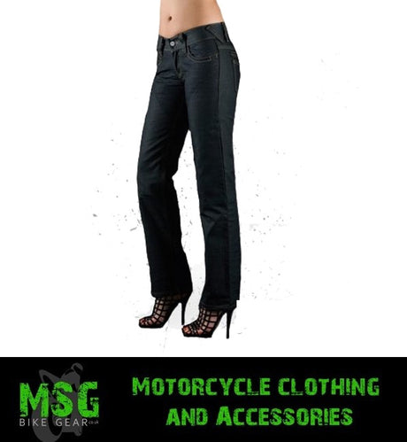 HORNEE SA-W7 PACK STORM LADIES BLUE MOTORCYCLE MOTORBIKE TOUSERS JEANS - Hornee -  - MSG BIKE GEAR