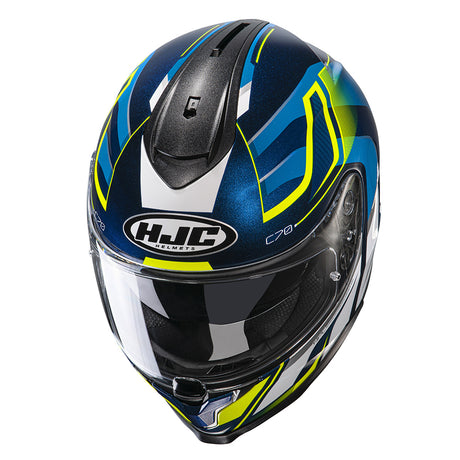 HJC C70 Lantic MC3H Yellow Full Face Helmet