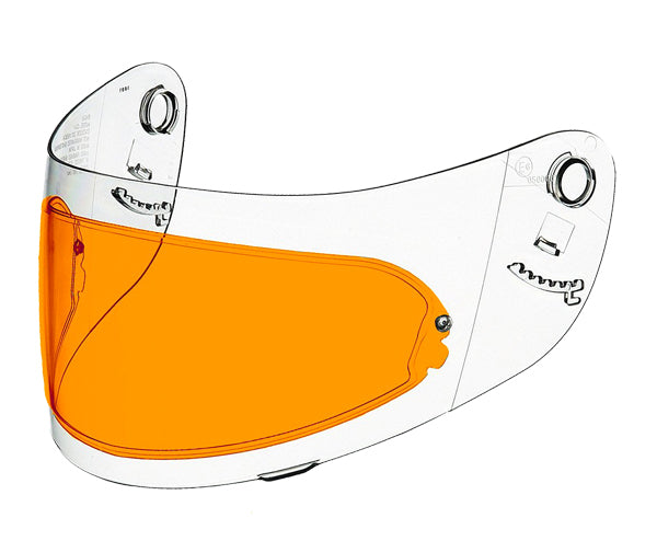 Pinlock Insert Lens CX1/CX1V Amber (XR1000/Raid 2/Multitec/XSpirit)