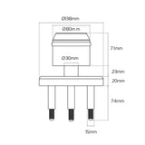 Oxford Beast Floor Lock Sold Secure Diamond All-in-one Security Solution*