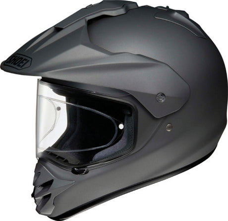 SHOEI HORNET DS OFF ROAD & ROAD MATT DEEP GREY MOTORCYCLE HELMET - Shoei -  - MSG BIKE GEAR