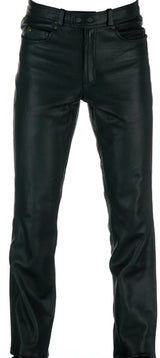 SPADA WESTERN LEATHER MOTORCYCLE MOTORBIKE PANTS TROUSERS - BLACK - Spada -  - MSG BIKE GEAR