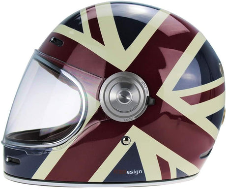 Viper F659 Premium Full Face Fibreglass Helmet - Union Jack