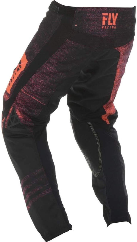 Fly Racing Kinetic Noiz Youth MX Pants - Red / Black