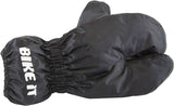 Bike-It Overmitts Waterproof Motorcycle Over Glove - Black