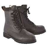 Oxford Magdalen Womens Waterproof Leather Motorbike Motorcycle Boots - Brown - Oxford -  - MSG BIKE GEAR - 1