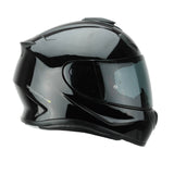 G-Mac Roar Evo Blackout Full Face Fibreglass Motorcycle Helmet + FREE Dark Visor