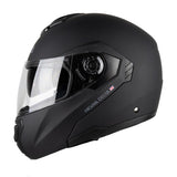 MIDA Delta Flip Front Helmet - Satin Black