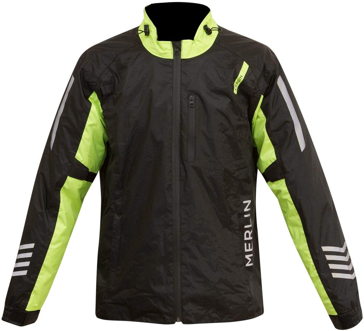 Merlin Waterproof Polymide Over Jacket - Black/Fluo
