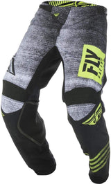 Fly Racing Kinetic Noiz Youth Motocross Pants - Black / Hi-Viz