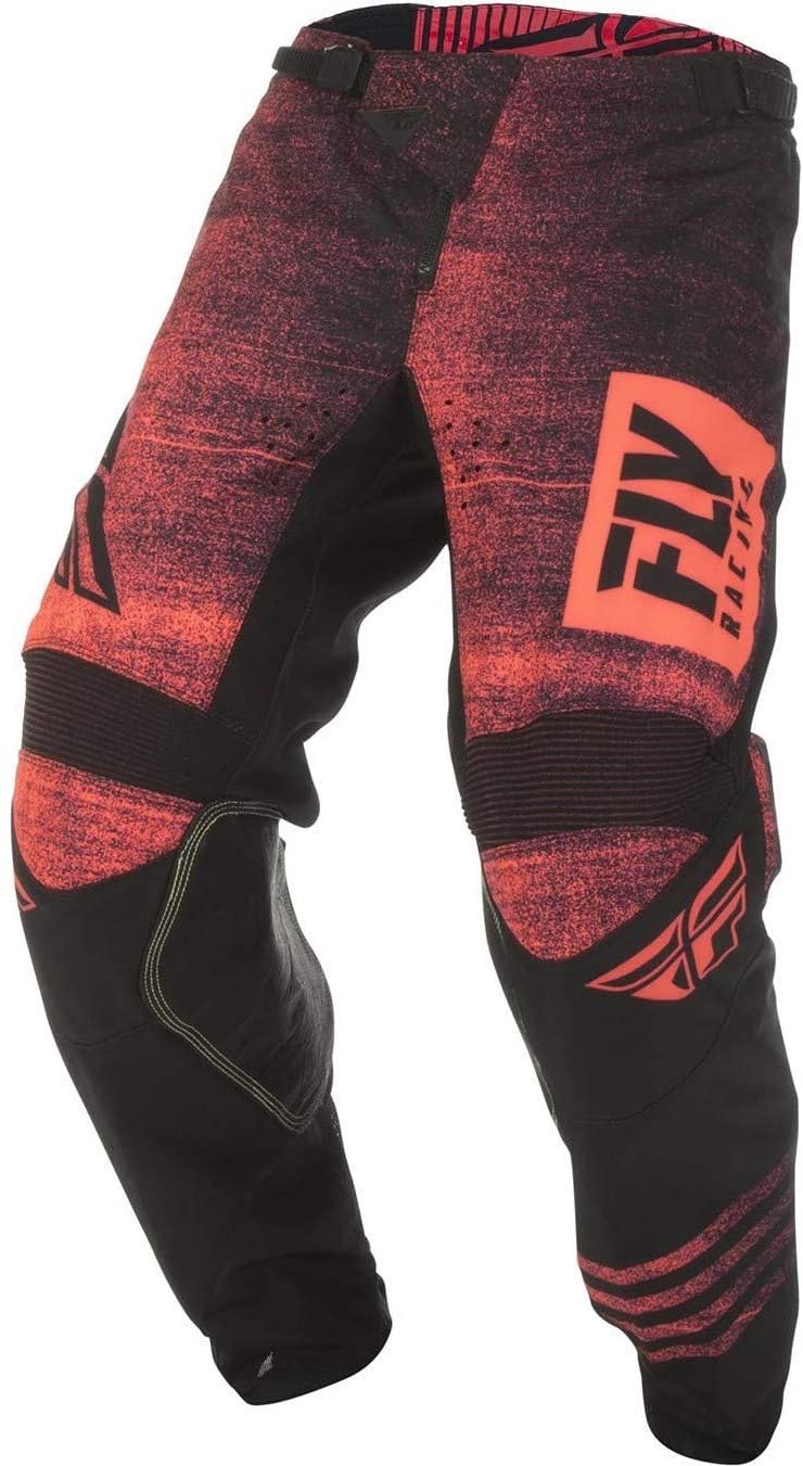Fly Racing Kinetic Noiz Youth MX Pants - Red / Black
