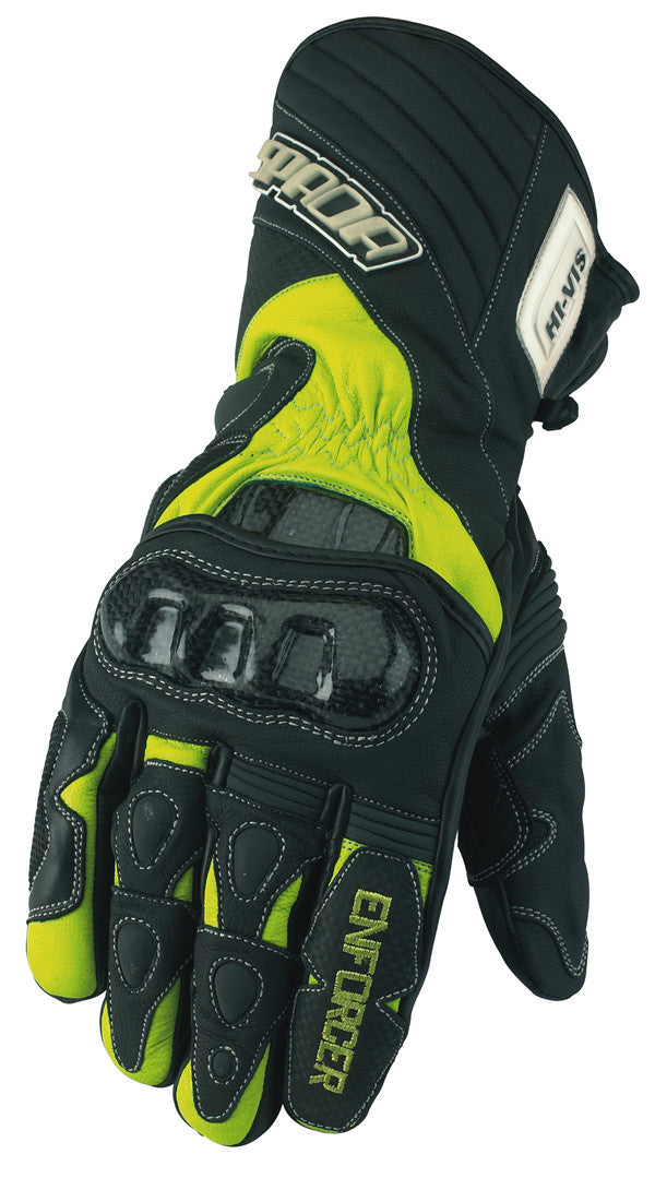 SPADA ENFORCER WP WATERPROOF THERMAL MOTORCYCLE MOTORBIKE GLOVES BLACK/FLUO - Spada -  - MSG BIKE GEAR