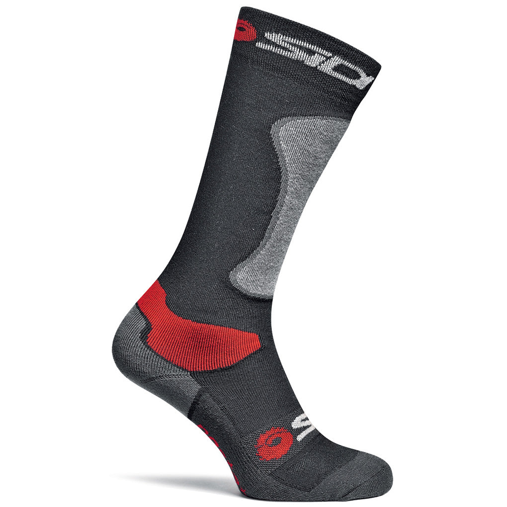 Sidi Road Motorcycle Socks - Black / Grey
