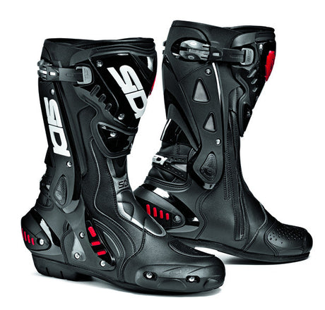 SIDI ST BLACK MOTORCYCLE SPORTS RACE BOOTS + FREE SOCKS - Sidi -  - MSG BIKE GEAR