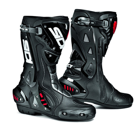 SIDI ST AIR BLACK MOTORCYCLE SPORTS RACE BOOTS + FREE SOCKS - Sidi -  - MSG BIKE GEAR