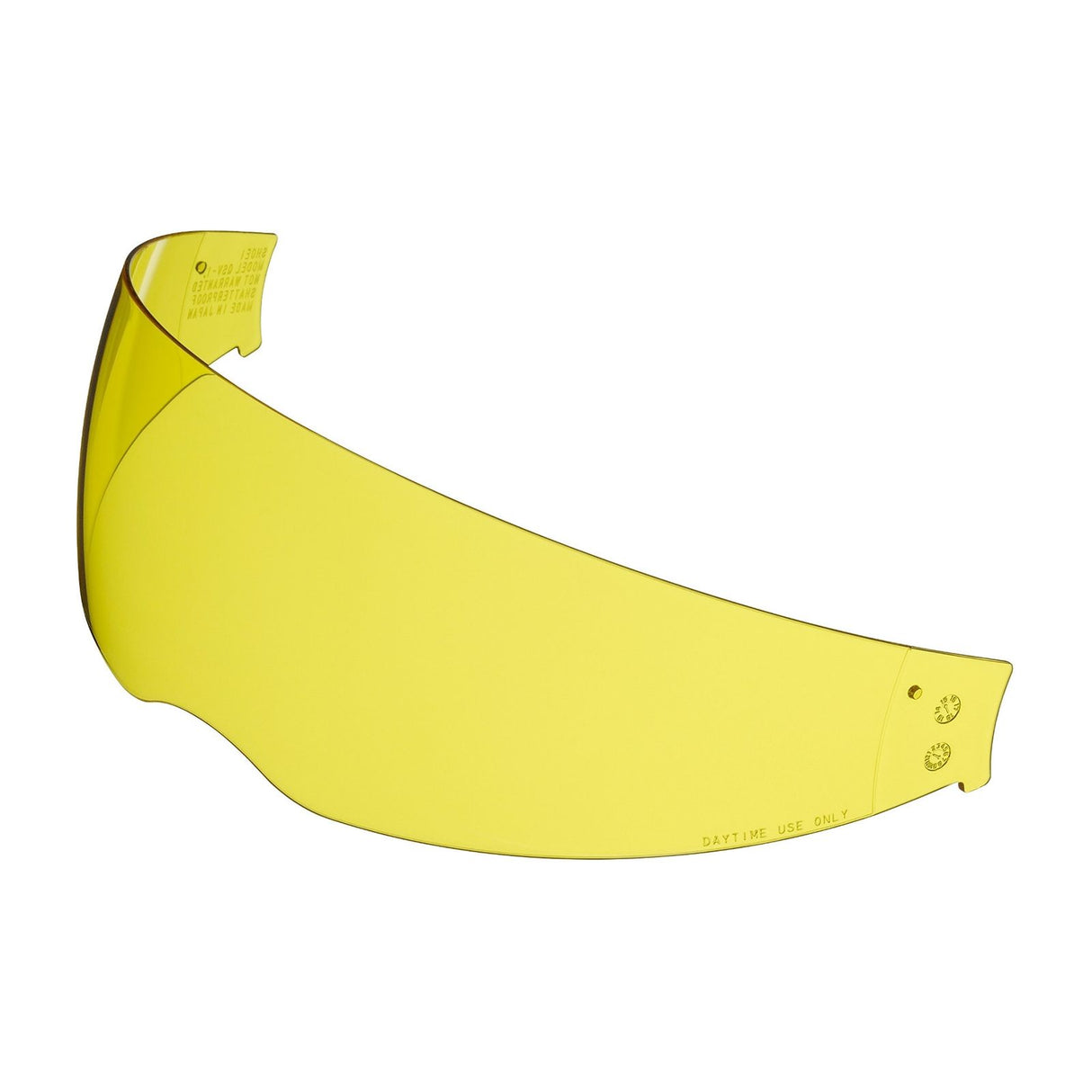 Genuine Shoei Visor GT Air/Neotec Internal Sun Visor - High Def Yellow