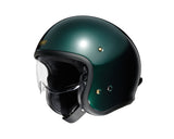 Shoei J.O Open Face Motorcycle Helmet - Plain