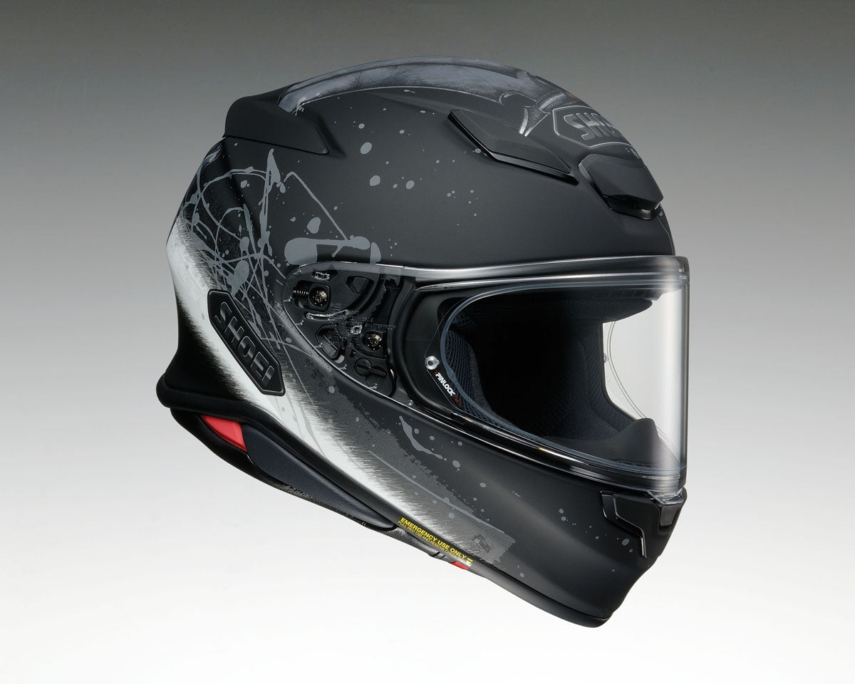 Shoei NXR 2 Faust Skull TC5 Full Face Helmet - Black/White/Grey
