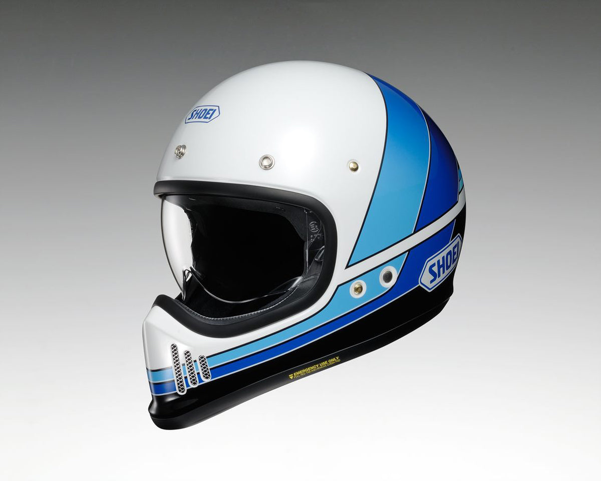Shoei Ex-Zero Equation TC11 Full Face Helmet - White / Blue / Black