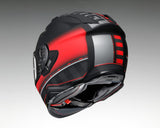 Shoei GT Air 2 Tesseract Matt TC1 Matt Full Face Helmet - Black / Red / Silver