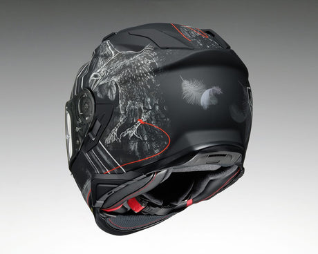 Shoei GT Air 2 Ubiquity TC9 Matt Full Face Helmet - Black / White / Red