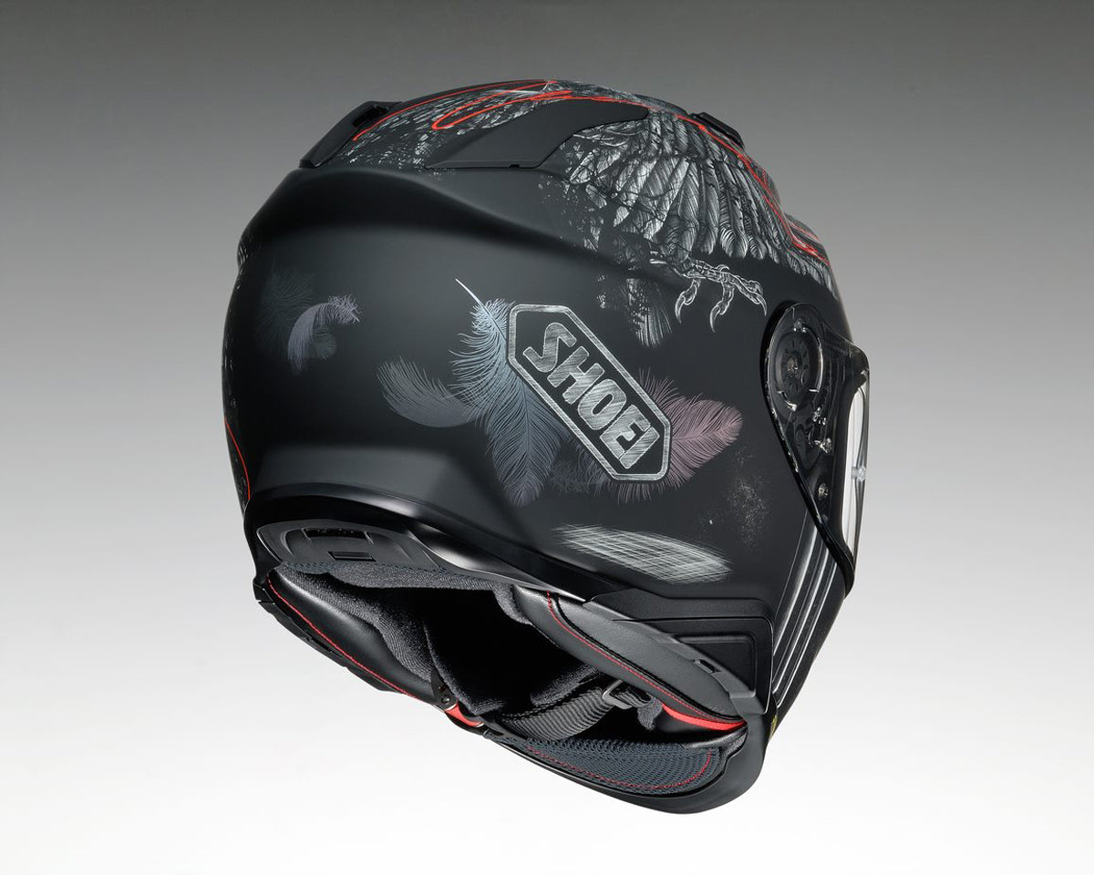 Shoei GT Air 2 Ubiquity TC9 Matt Full Face Helmet - Black / White / Red