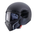 Caberg Ghost Open Face Streetfighter Scooter Motorcycle Helmet - Matt Black - Caberg -  - MSG BIKE GEAR - 1