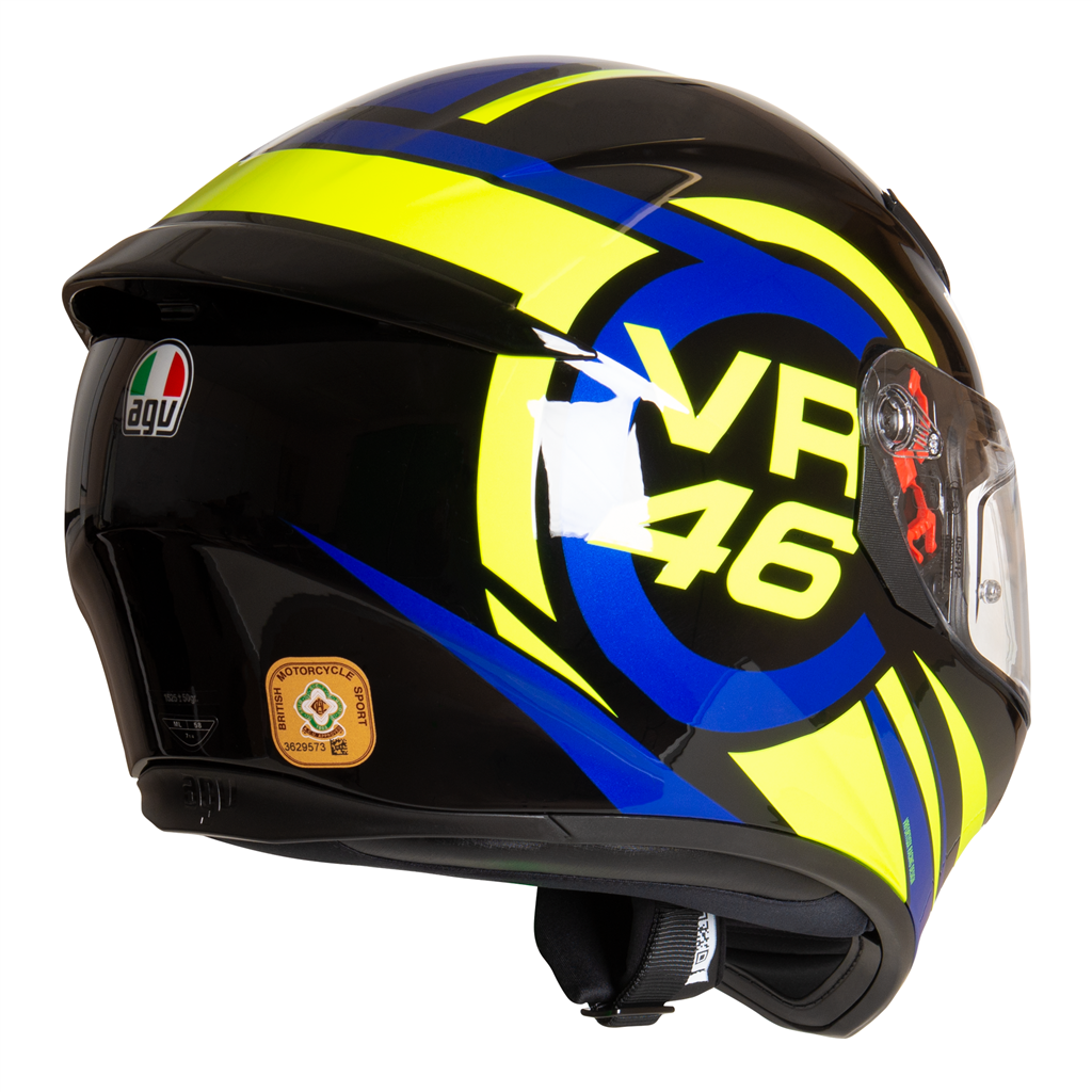 AGV K3 SV-S VR46 Ride Rossi 46 Motorcycle Helmet